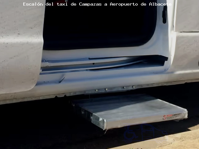 Taxi con escalón de Campazas a Aeropuerto de Albacete